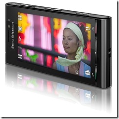 New Sony Ericsson Satio Touch Phone