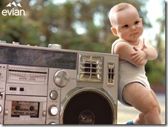Evian: Roller skating dancing babies ad