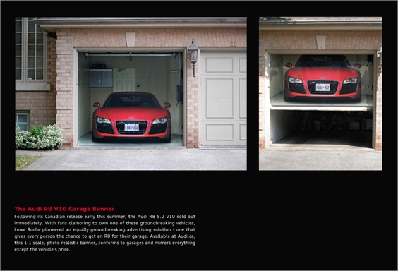 Audi R8: Garage